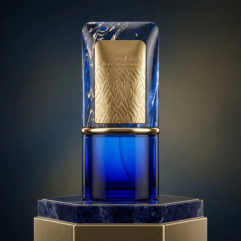 Lattafa Al Nashama Caprice perfume bottle