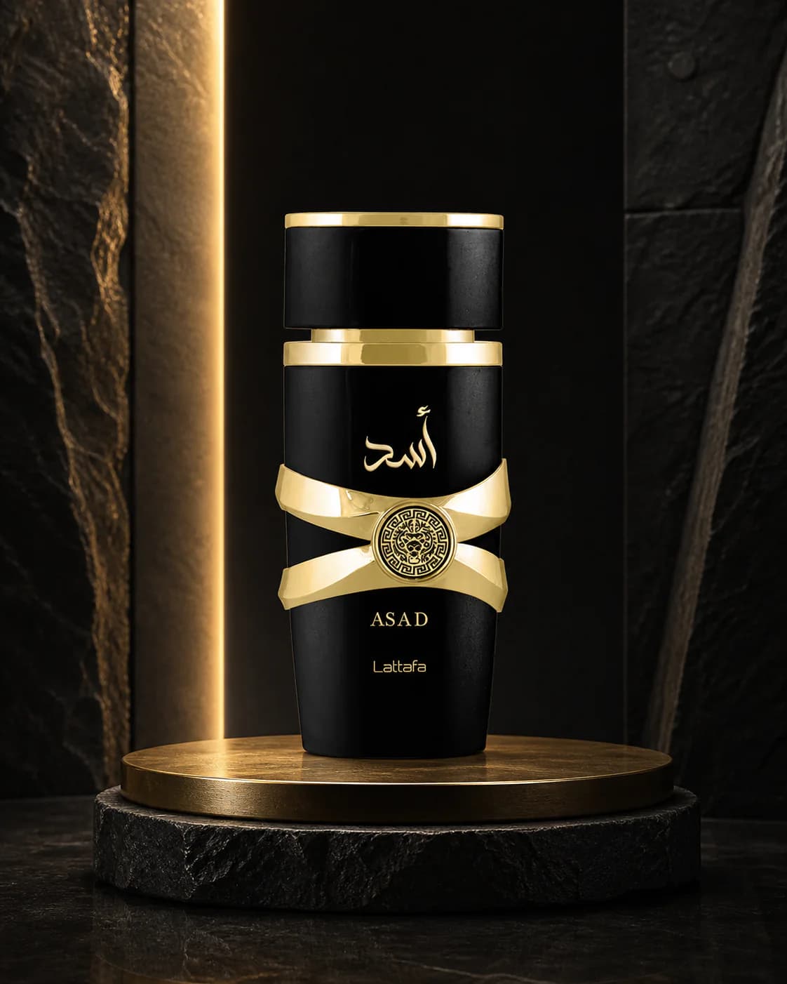 Lattafa Asad perfume bottle